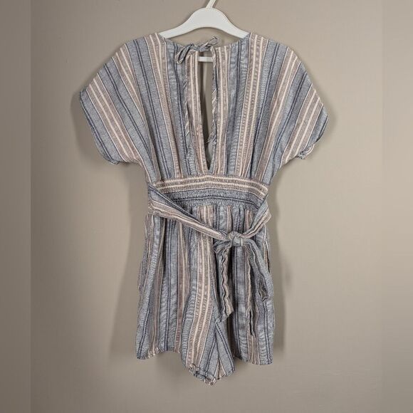 American Eagle Striped Cotton Romper – Size XS - Picture 5 of 8